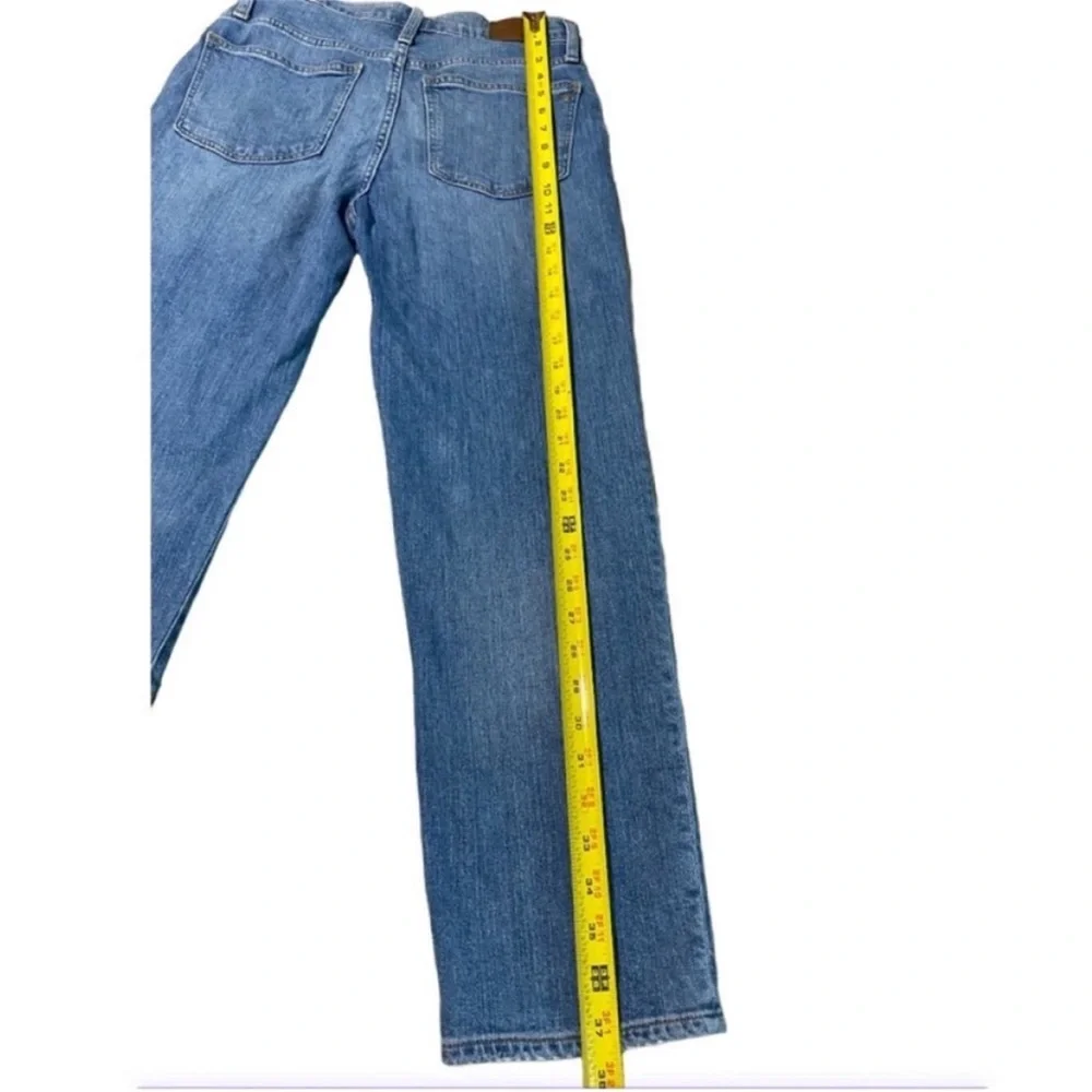 Madewell Classic Straight Distressed Light Wash Jeans Size 27
